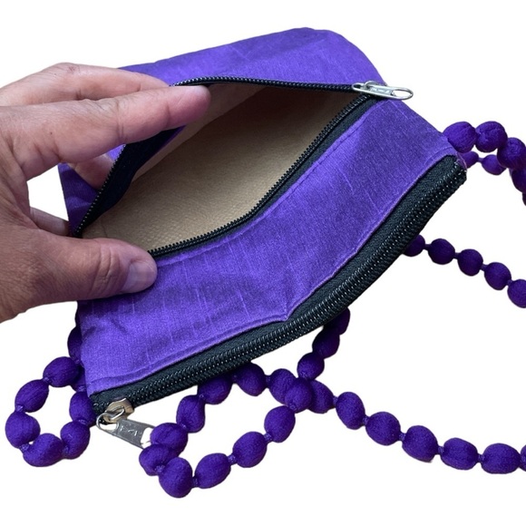 Ethnic India Embroidered Bag with Elephant, Mirrored Detail and Mixed Designs - Picture 5 of 9